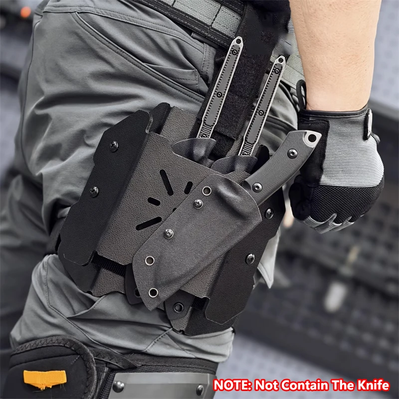 Multi Purpose Thigh Hanging Board Quick-release Tactical Leg Cover Knife K Sheath Fixing Accessories Storage Expansion Board