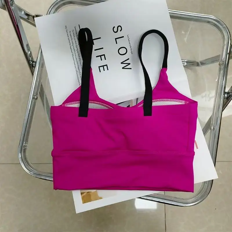 Yoga Hammock Push-Up Sports Bra, Professional Shockproof, Medium to High Impact, One-Piece Fitness Bra for Women