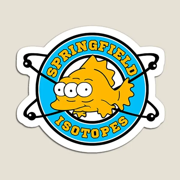 Springfield Isotopes  Magnet  Colorful Toy Kids Holder Refrigerator Funny Baby Children Decor Stickers for Fridge Organizer Cute