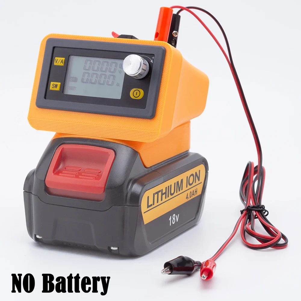 

Portable CNC Adjustable Power Supply Buck Boost Converter For DeWalt 18V Lithium Battery DC Voltage Stable Outdoor(NO Battery )