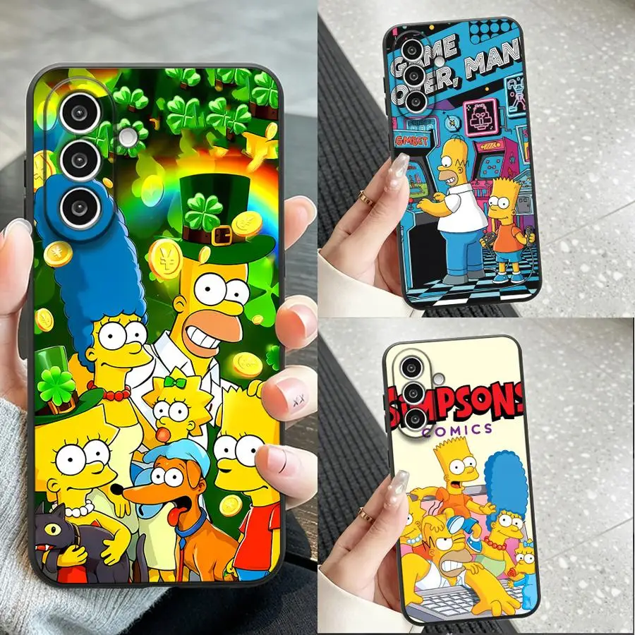 Comic S-Simpsons Phone Cover Case for Samsung Galaxy A57 A15 A52 A36 A55 A73 A51 A37 A05 A25 A16 A50 A06 A53 A17 A70 A41