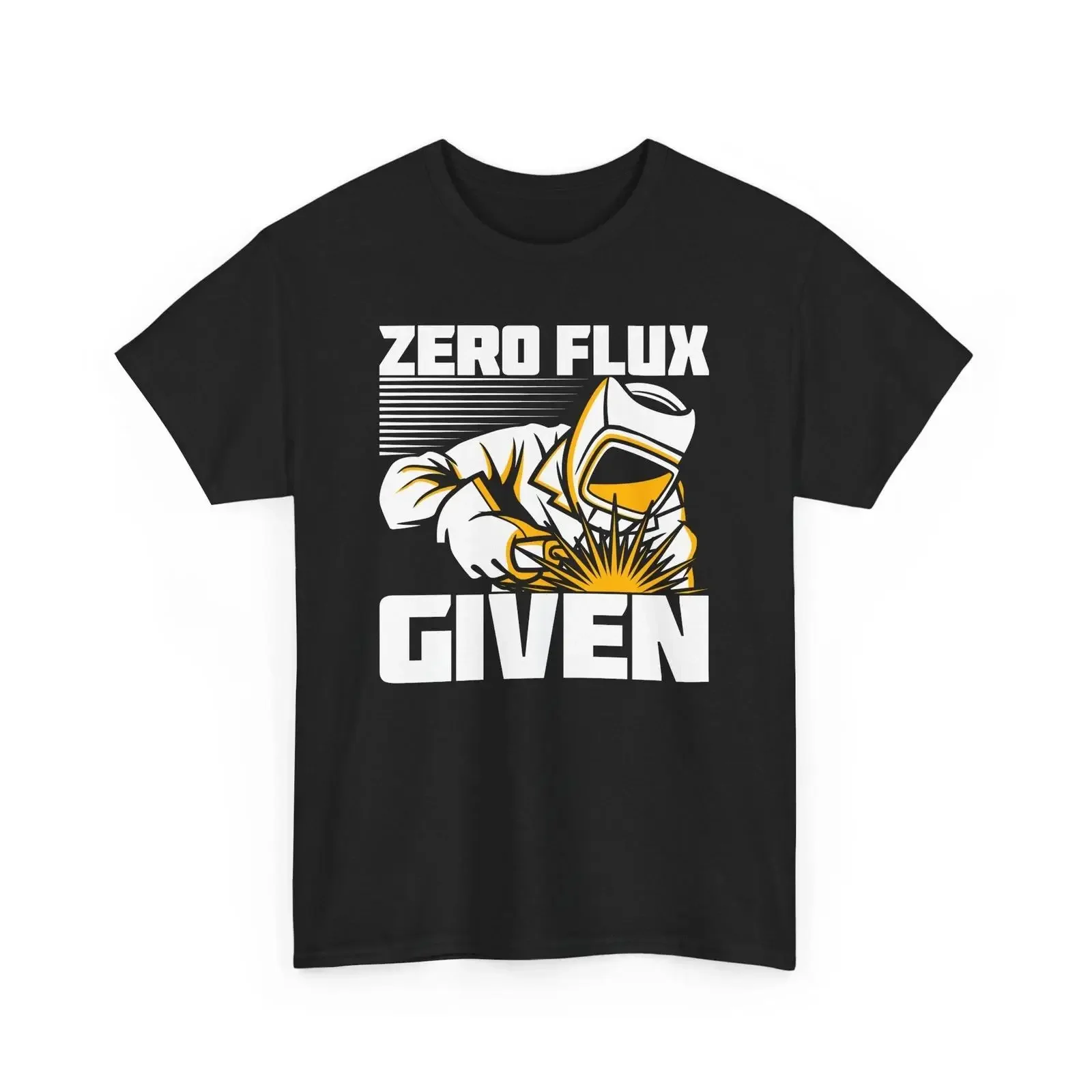 Zero Flux Given Welding T Shirt Schweißer Zitat Metallbearbeitung vintage Washed Casual Unisex streetwear Versatile Stylish
