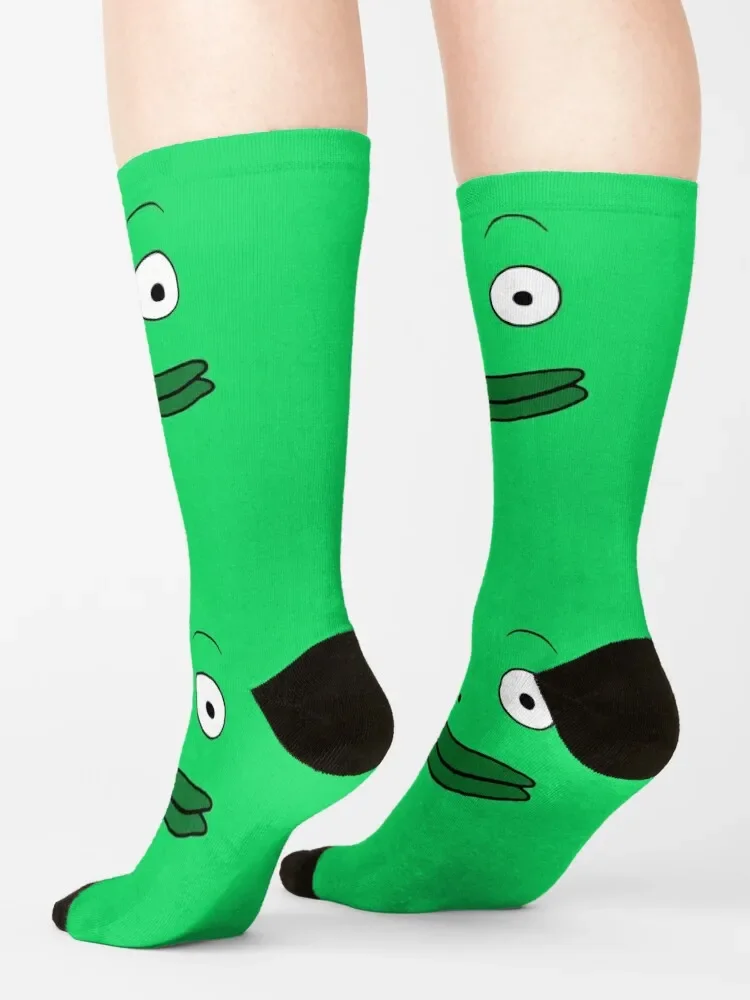 Ensemble de chaussettes d'hiver chaudes avec imprimé I'm Mr. Frog, chaussettes pour hommes et femmes