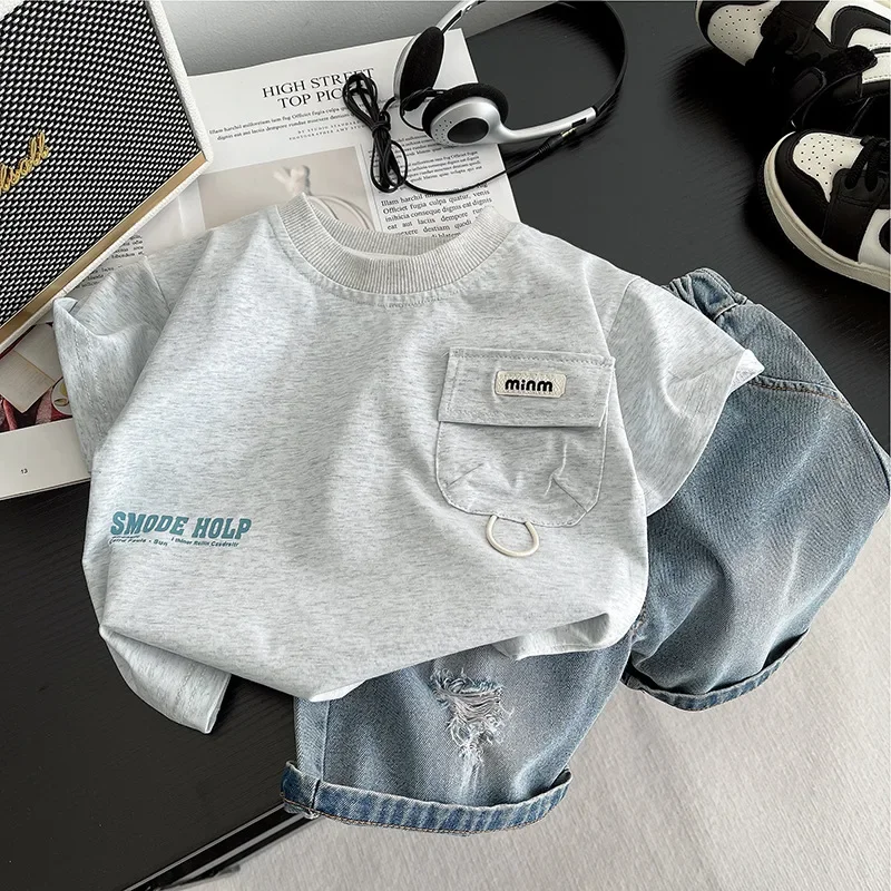 

New Summer Baby Boys Clothes Set Children Fashion T-Shirt Shorts 2Pcs/Sets Kids Girls Clothing Infant Outfits Toddler Tracksuits