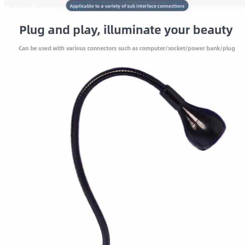 หลอดไฟยูวีแอลอีดีสำหรับอบเล็บ 360 องศา แบบหนีบติดโต๊ะ ขนาดเล็ก พกพาสะดวก ใช้พอร์ตยูเอสบี เครื่องอบเล็บสำหรับทำเล็บมือ อุปกรณ์ร้านทำเล็บ