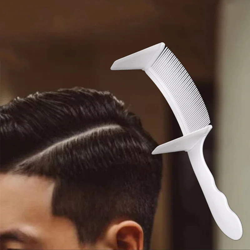 

Man Curved Positioning Comb Adjustable S Arc Design Professional Barber Hair Cutting Hair Clipper Comb Hairdresser Styling Tools