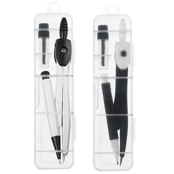 Ferramenta portátil de precisão geométrica para estudantes, Math Geometry Compass for Geometry Set, Drawing Tool