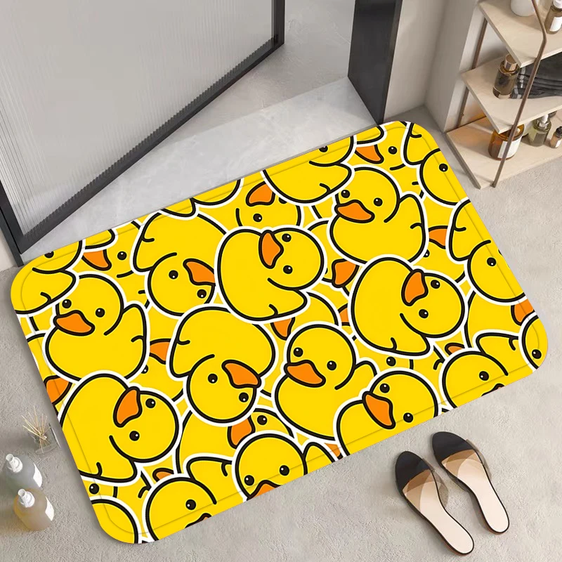 Little Yellow Duck Tape Mat for Hallway Prayer Rug Carpets Living Room Carpet Rugs Doormat Entrance Door Home Bath soft Foot Mat