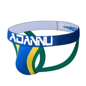 Adannu-runden Interieur von atmungsaktivem Baumwoll für Männer, Herrenhöfen, sexy Unterhosen, U-Bag, komfortable Unterwäsche, Gay, Ad14, Tanga, Marke 10 Hauptverkäufe schwul ausgestopfte Cueca - №9