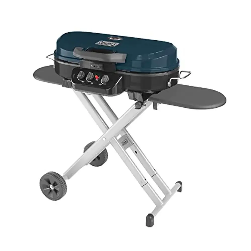 

Portable Propane Grill with 3 Adjustable Burners & Instastart Push-Button Ignition; 20,000 BTUs & 285 sq. in. Grilling Area