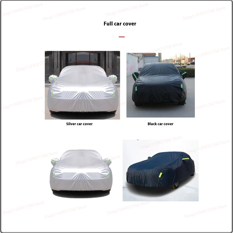 غطاء سيارة أسود شديد التحمل مقاوم للماء لجميع الأحوال الجوية، غطاء خارجي كامل للحماية من الأشعة فوق البنفسجية في الهواء الطلق من أشعة الشمس الثلجية لسيارة Tesla Model3 #3