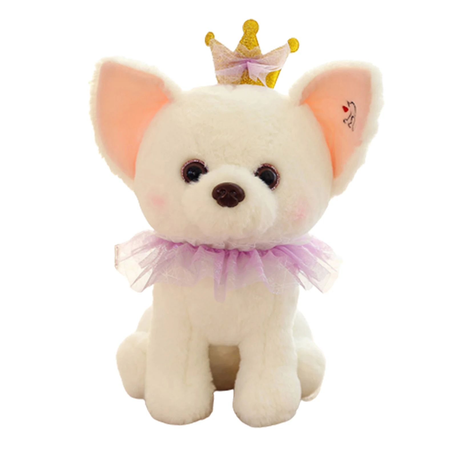 ตุ๊กตาผ้ากำมะหยี่รูปสุนัขน่ารักของเล่นตุ๊กตาผ้ากำมะหยี่นุ่มเด็กกอดหมอนของขวัญ 23/33 ซม