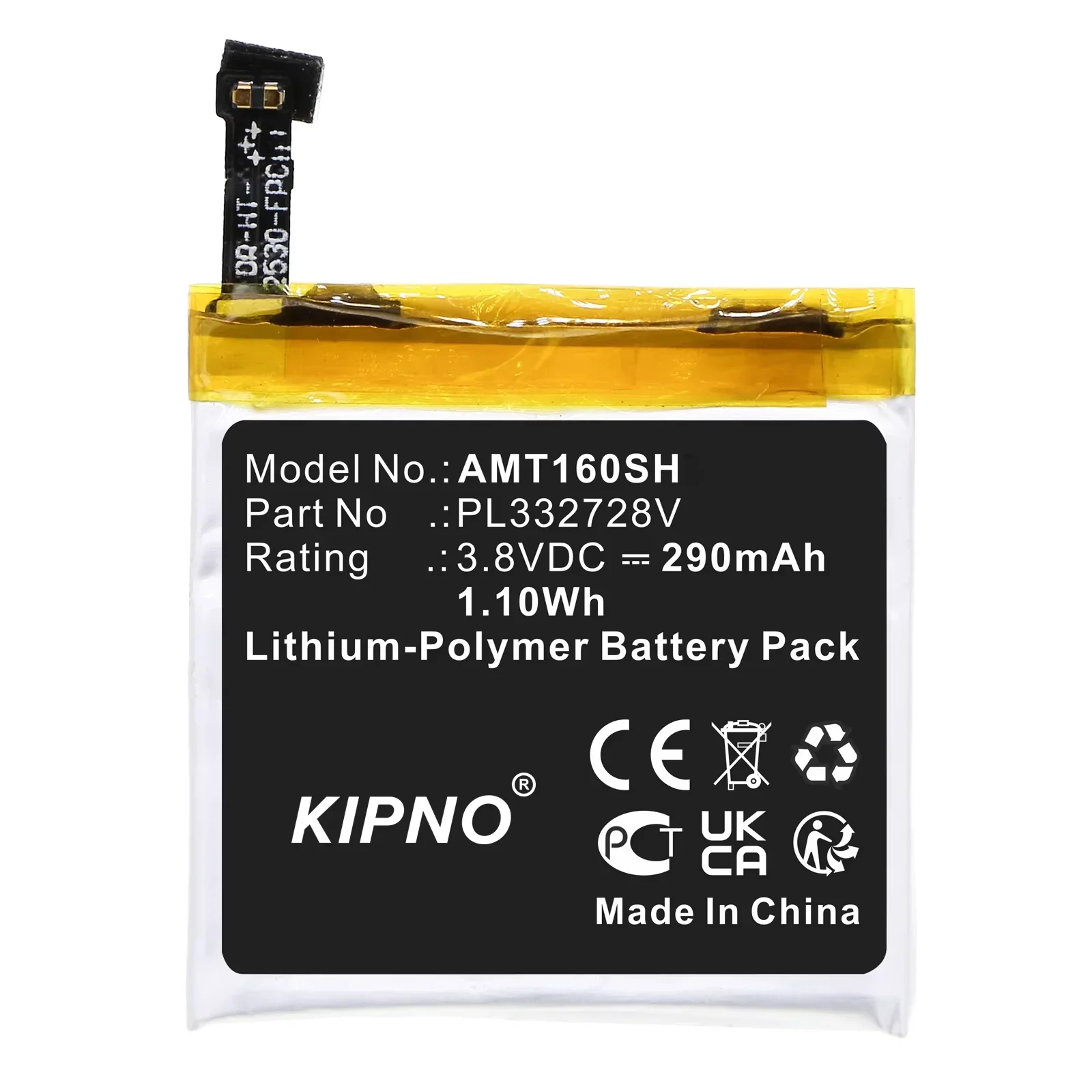 

Smart Watch PL322728H PL332728V Battery for Huami Amazfit Stratos 2 A1609 A1619 / Stratos 3 A1929 A1928