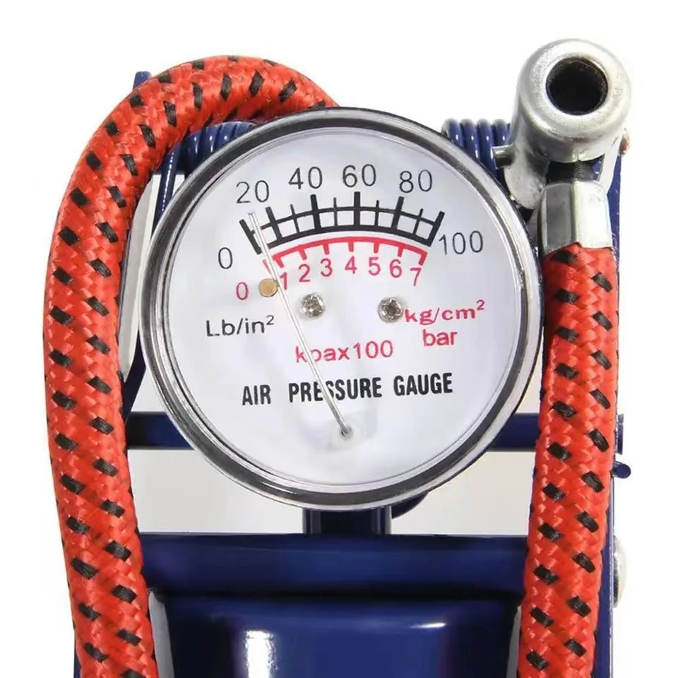Car Tyre Air Compressor Foot Air Pump Mini Air Compressor Pump Car Pump 100PSI Nozzle Car Inflator Accessories
