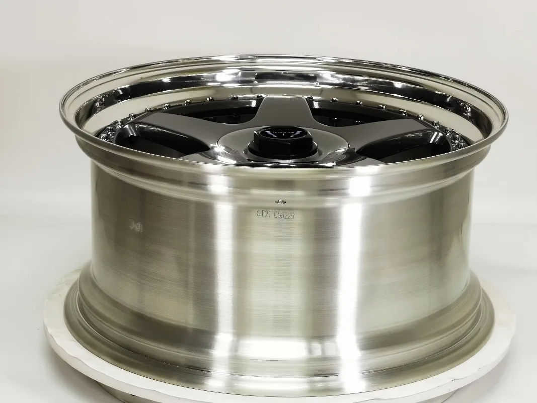 D5822 22 Inch Forged Aluminium Alloy Wire Wheels 5x100 Rims with 14 Inch 4 Holes New Bronze Finish 40mm ET 25mm Center 98mm PCD