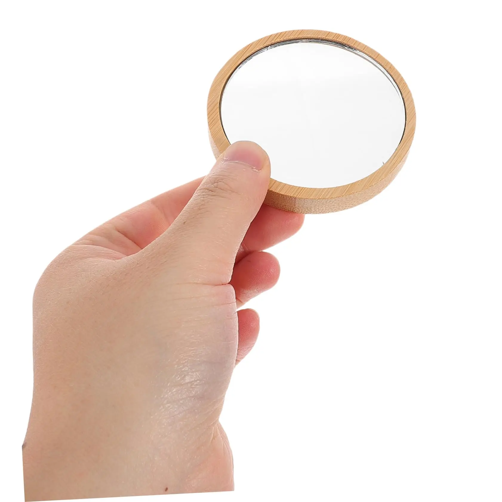 40Pcs Portable Hand Mirror  for Women and Chic Aesthetic Design Lightweight and Travel Friendly Compact Round Makeup Mirror