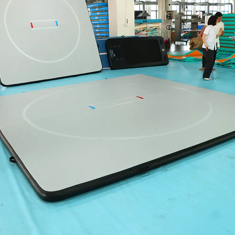 

Custom Size Inflatable Wrestling Mat 3x3m, Portable Jiu Jitsu Grappling Mat for BJJ MMA Judo Home and Gym Training for Home Gym