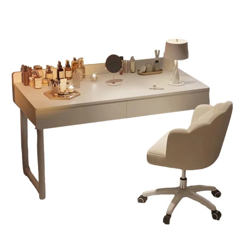 

Desk Girls Bedroom with Drawer Desk Student Household Simple Makeup Study Table Rental House Office Computer