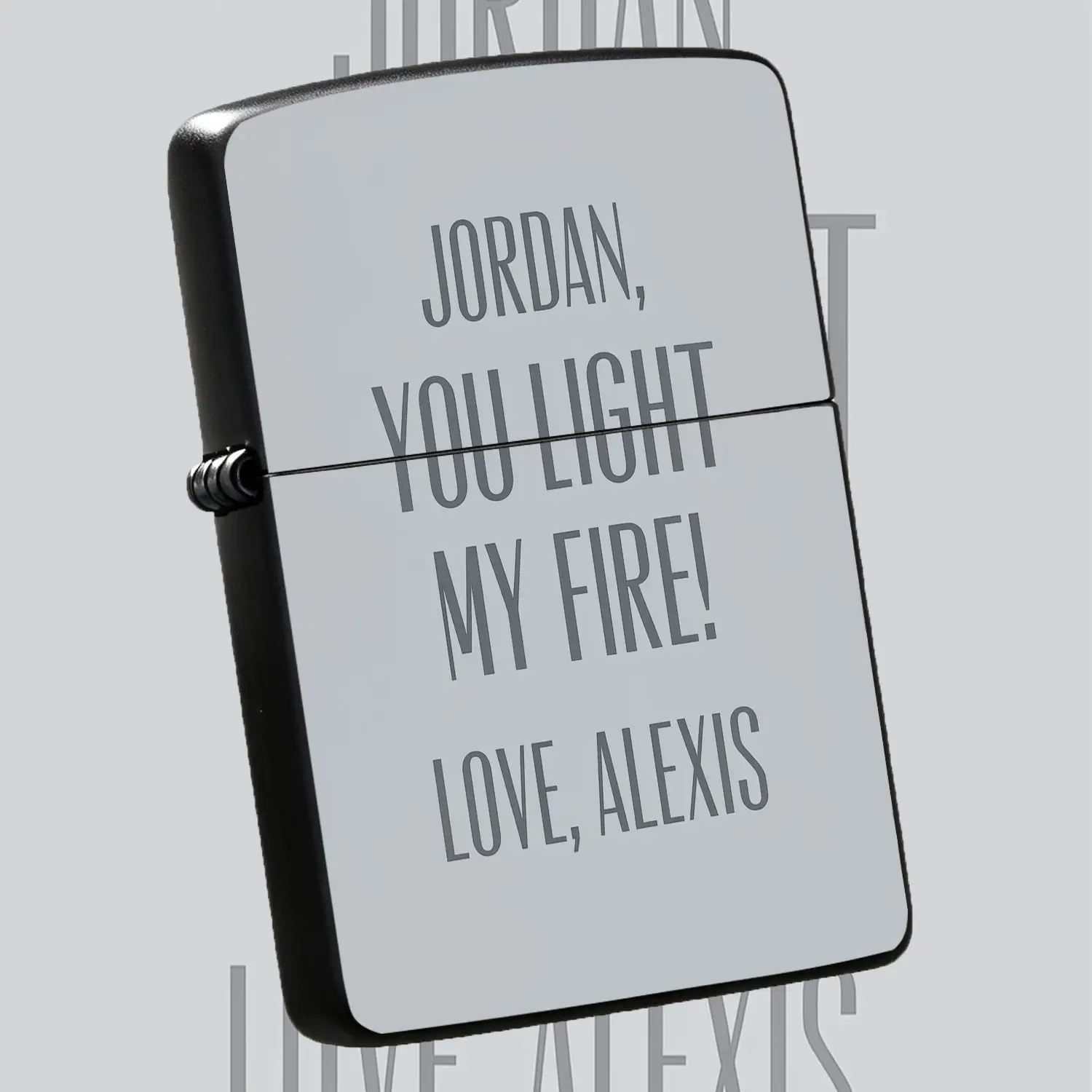 Custom Personalized Name Romantic Lighter, Thoughtful Warm Gift For Any Occasion, Portable Practical Keepsake To Deliver Your Unique Affection, Surprise Your Loved One With Exclusive Heartfelt Message, Ideal For Daily U A Humorous And Inter