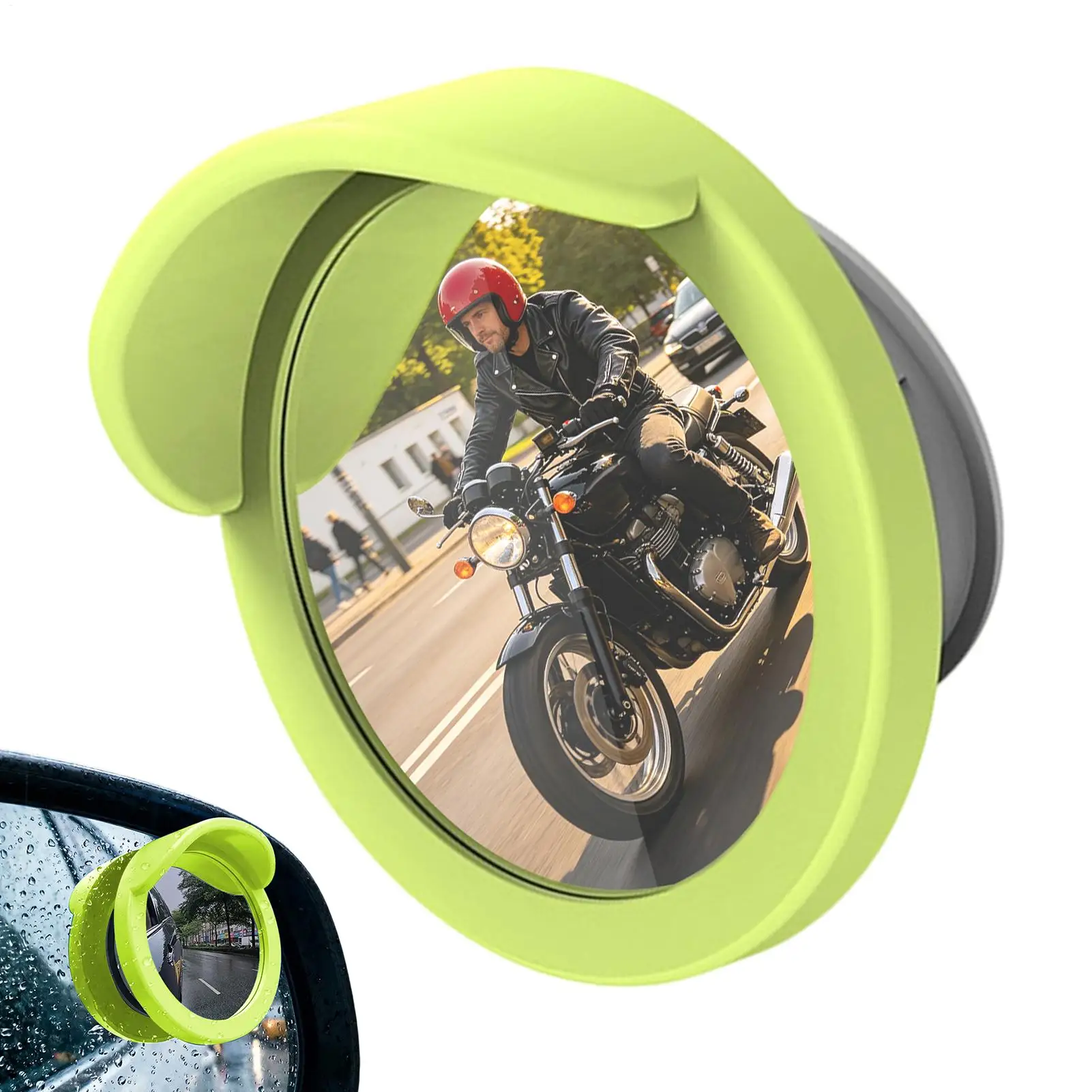 Car Blind Mirror Wide Angle High Definition Convex Glass for SUV RV Sedan Truck Drivers Owners Beginners Lane Change Stopping