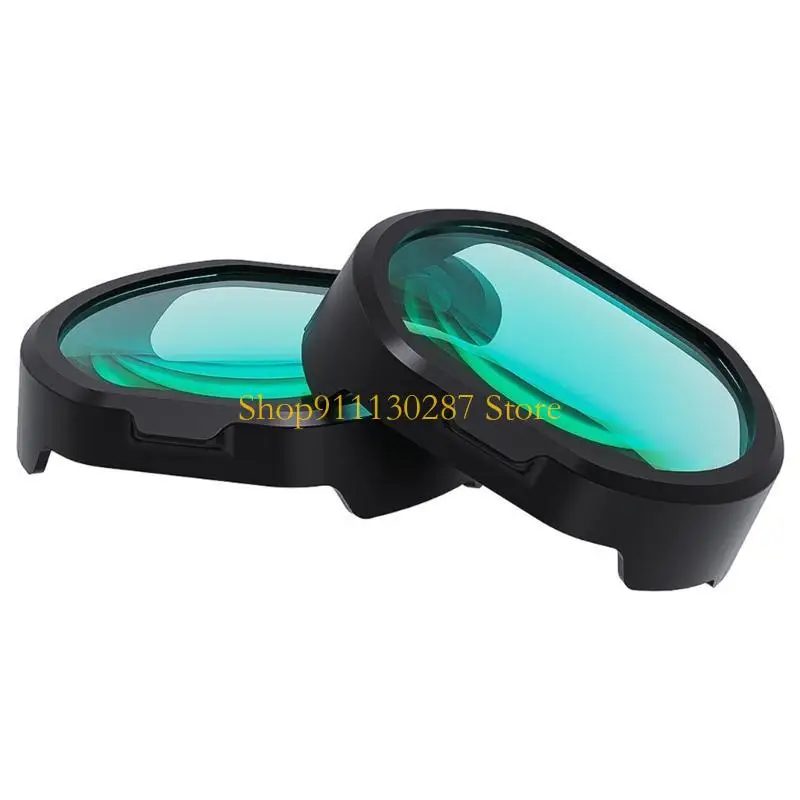 J1HC Lightweight Frame Lens Anti-Scratch Rings for PS VR2 Glasses Accessories