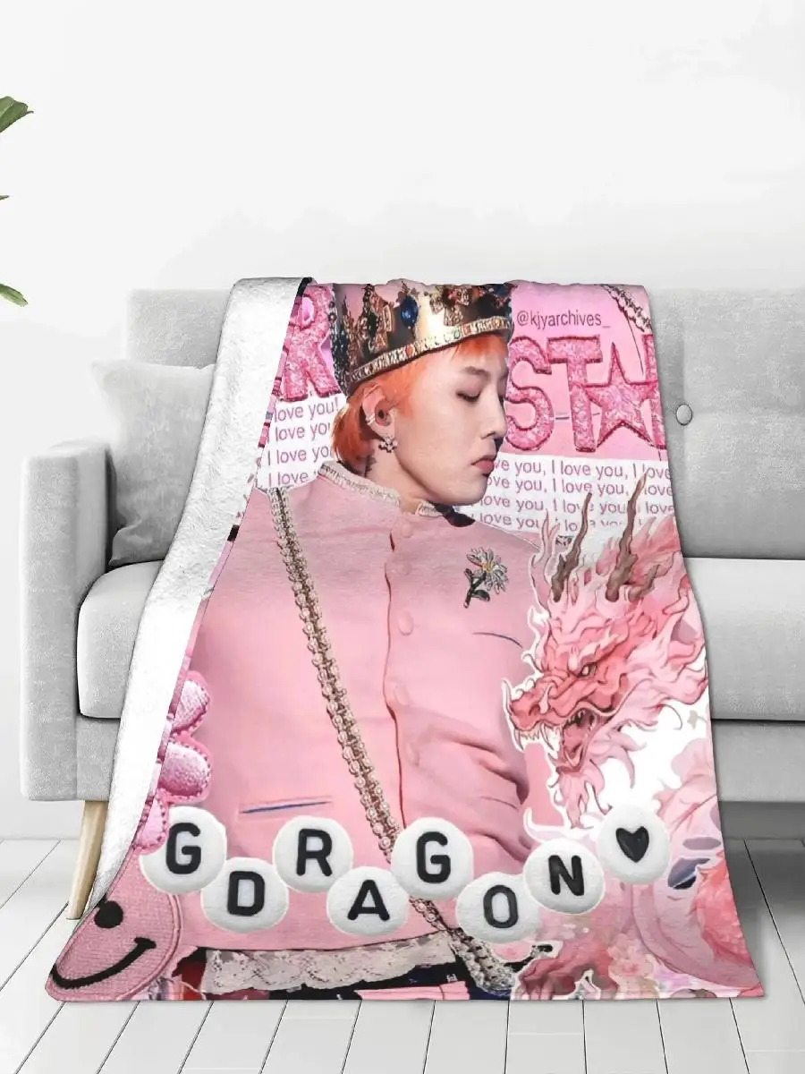 Ubermensch GDragon World Tour سوبر لينة أفخم رمي بطانية الفانيلا المفرش لغرفة المعيشة أريكة غطاء سرير