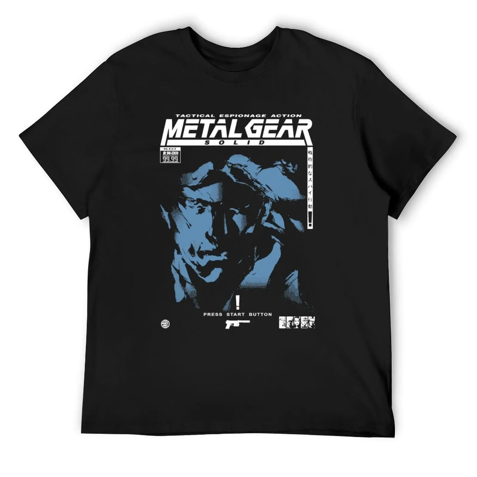 METAL GEAR SOLID Solid Snake Metal Gear T-Shirt luxury t-shirt anime t shirts plain sweat shirts, men