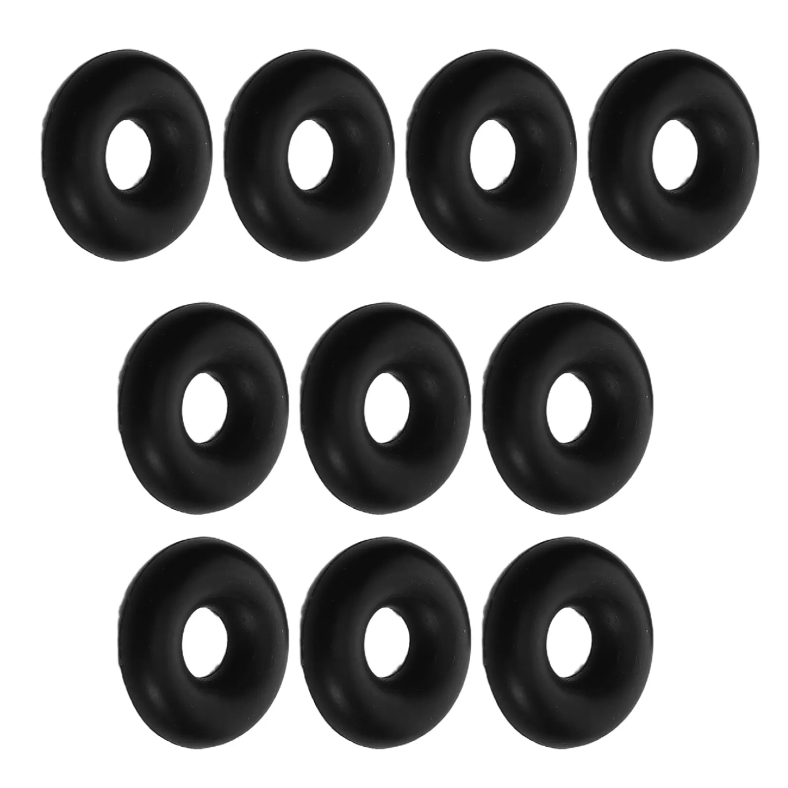 10Pcs Gym Cable Ring Stopper High Elastic Rubber Fitness Machine Accessory Easy Install Maintenance Compatible with All Cable