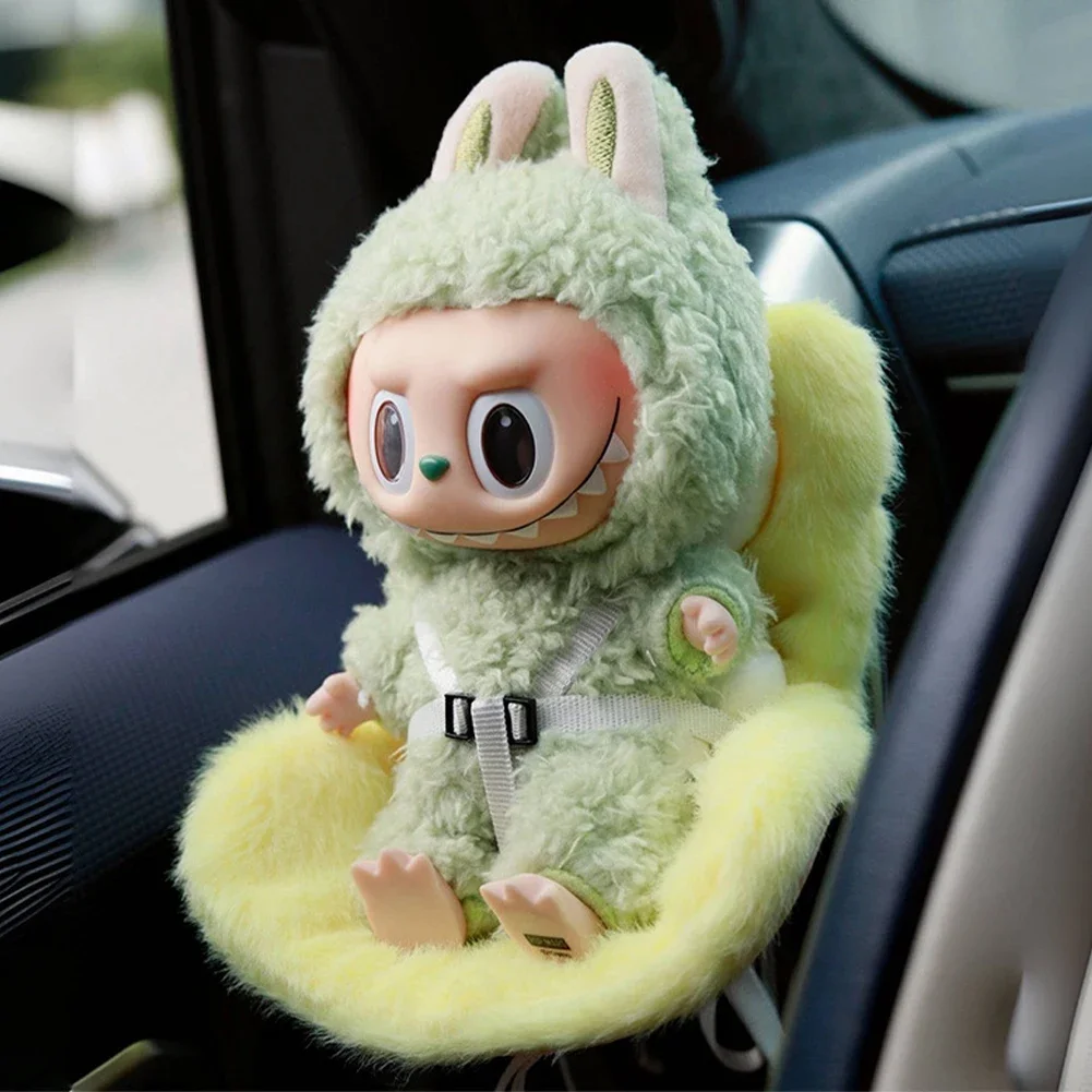 Suitable for 17cm Cute Doll Cute Car Safety Seat Car Air Outlet Decoration Car Interior Decoration Ornament