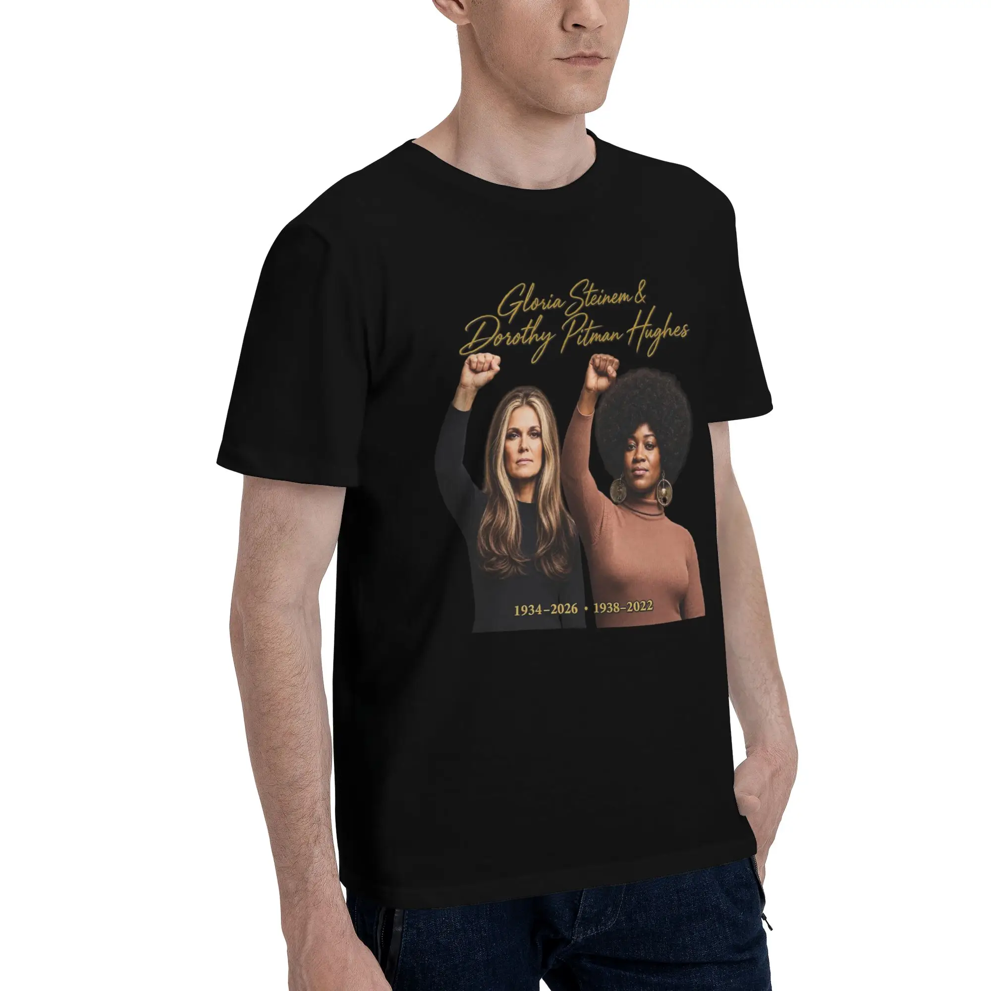 RIP Gloria Steinem  Outfit Men Women T Shirts 100% Cotton Tee Graphic Printed  T-shirt Clothes