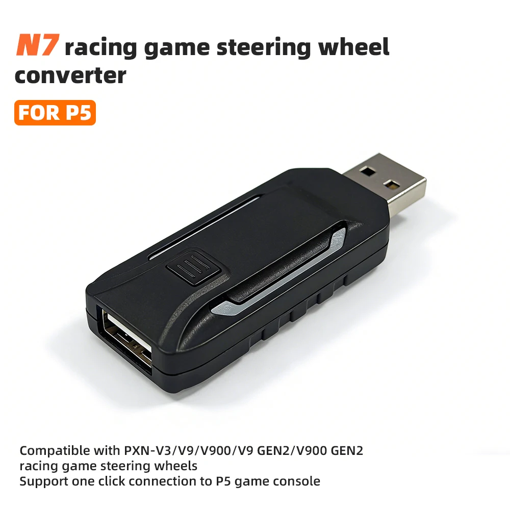 

Конвертер рулевого колеса N7 Racing, конвертер рулевого колеса для гоночных игр на игровой консоли P5, совместимый с PXN-V3/V900/V9 GEN2