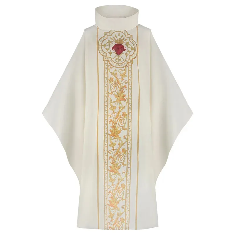 

Praying Monk Halloween Priest Religious Fashion Printed Robe Cosplay Role Play Costumex,5;d'2.y;8'