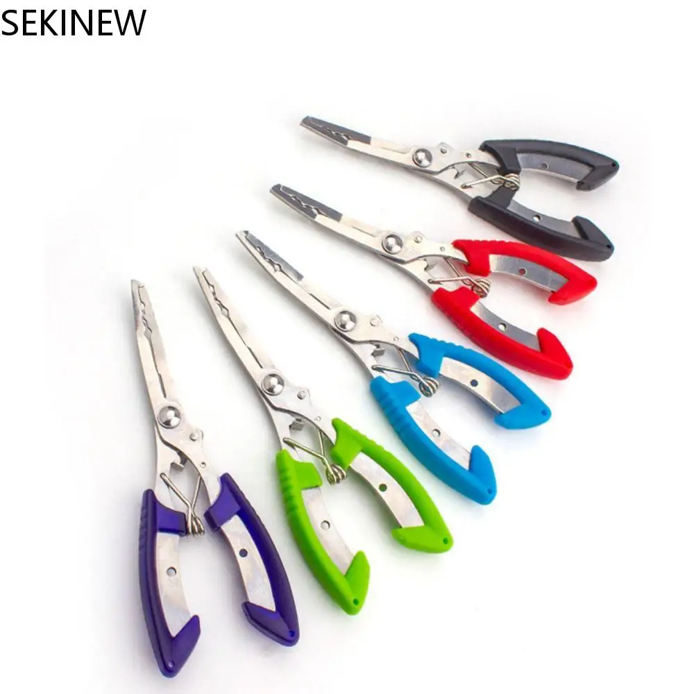 

Multi-functional Fishing Tied Hooks Pliers Stainless Steel Fishing Pliers with Non-Slip Handle Fishing Accessories