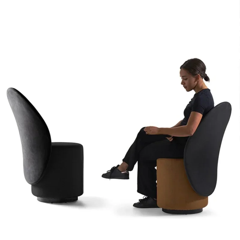 Italian Light Luxury Dressing Stool Modern Simple Rotating Makeup Stool Small Apartment Living Room Bedroom Small round Stool