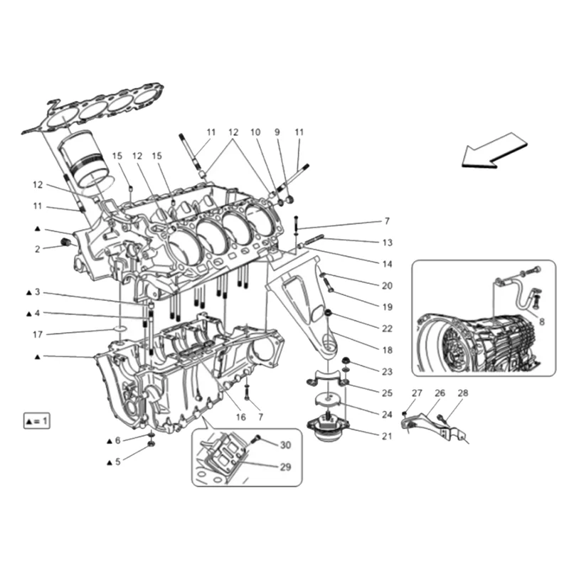 

AASS-Engine Mount Soft Liner Engine Motor 000196865 Motor Bearing For Maserati Quattropote M139 196865