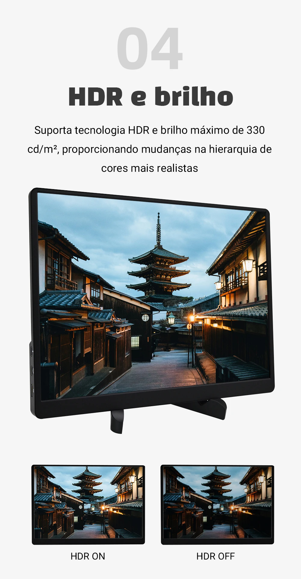 شاشة Portátil ZSUS 2K de 14 Polegadas (2160 × 1440) 60 هرتز للكمبيوتر المحمول، XBox، PS4/5، Switch، Caixa de TV، Celular e PC – Expansã