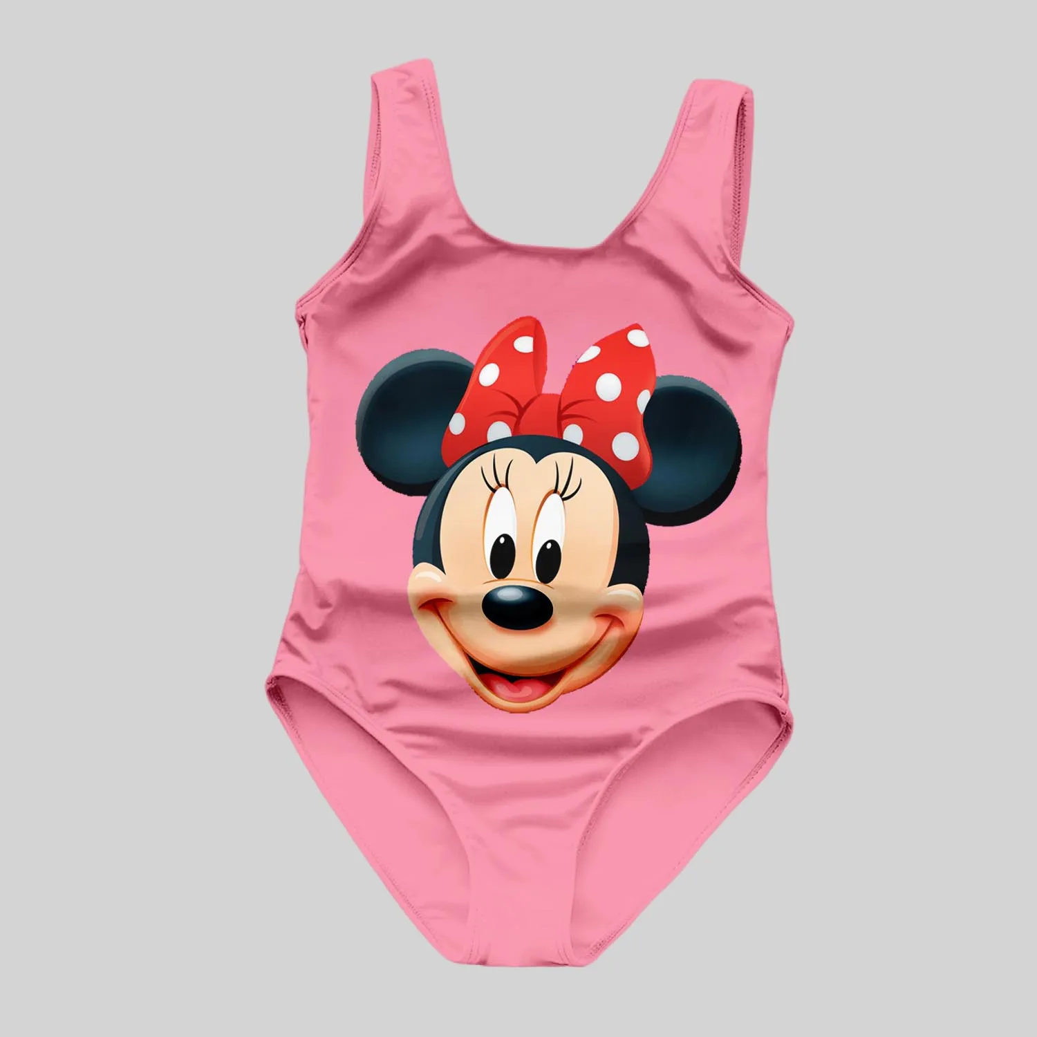 Summer New 3D Printed One-Piece Swimsuit Cute Mickey Mouse Women\'s Adult Sleeveless Swimsuit Girls Fashion Breathable Swimsuit