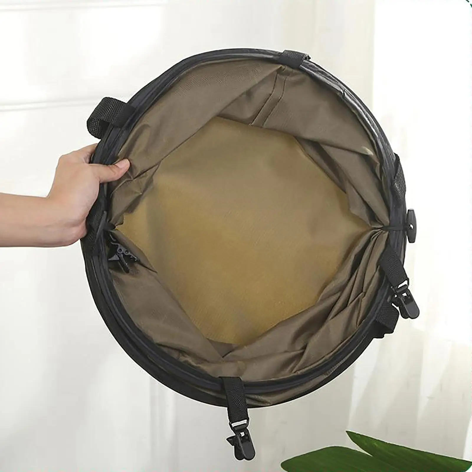 

Trash Can Portable Waterproof Trash Bin for Trimmed Plant Branches Garage