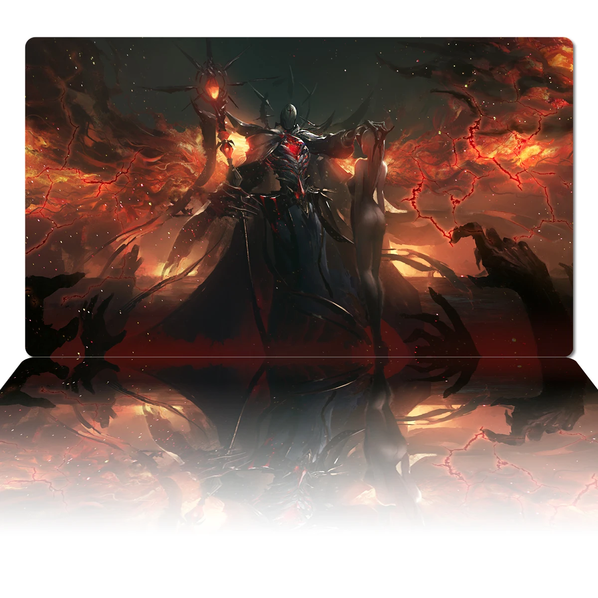 

YuGiOh Dramaturge of Despia Playmat TCG CCG Board Game Trading Card Game Mat Anime Mouse Pad Custom Rubber Desk Mat Zones & Bag