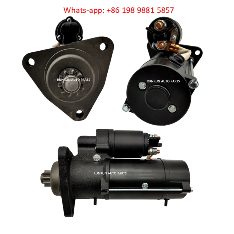 Motor de arranque de tractores de 12V 4.2KW 10T para equipo Atlas de caja Cummins AZF4691 11131117 IS1077