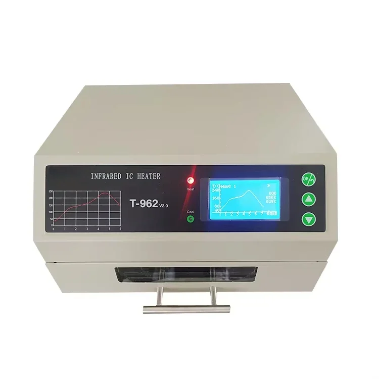 Puhui 2023 nuevo estilo horno de reflujo de convección pequeño Mini cajón placa caliente horno de reflujo Smt Led horno de reflujo para calefacción de placa Pcb