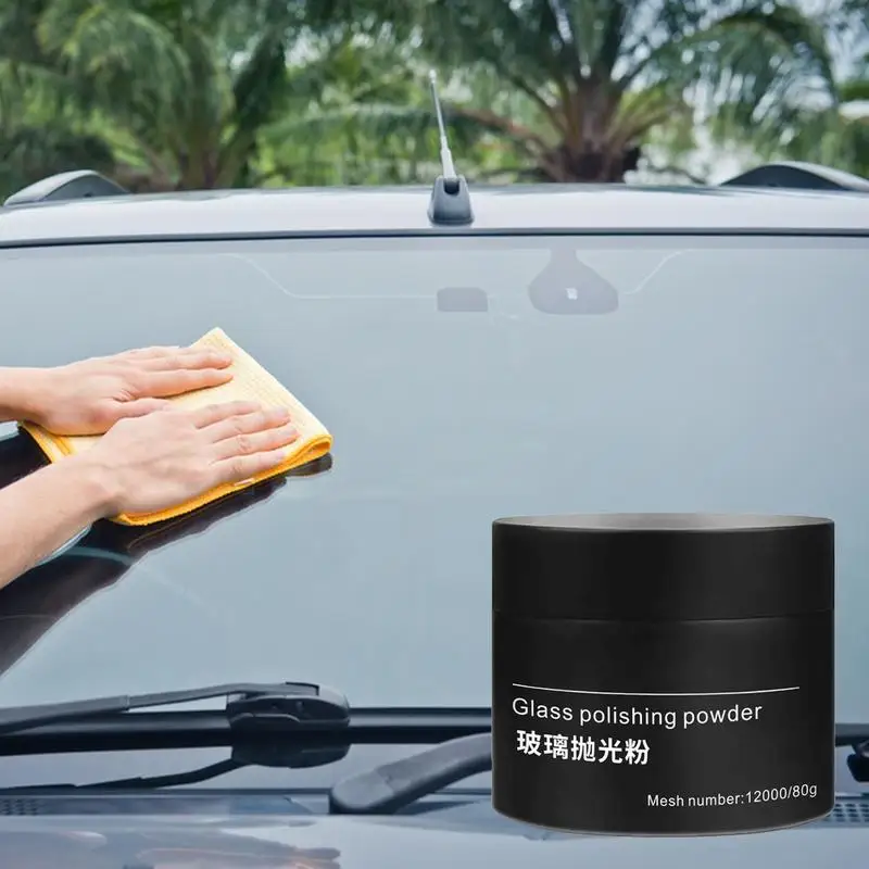 80g Glass Polishing Cerium Oxide Powder Car Window Polishing Mirrors Powder Powder Glass Remove Composite Rare Repair Tool