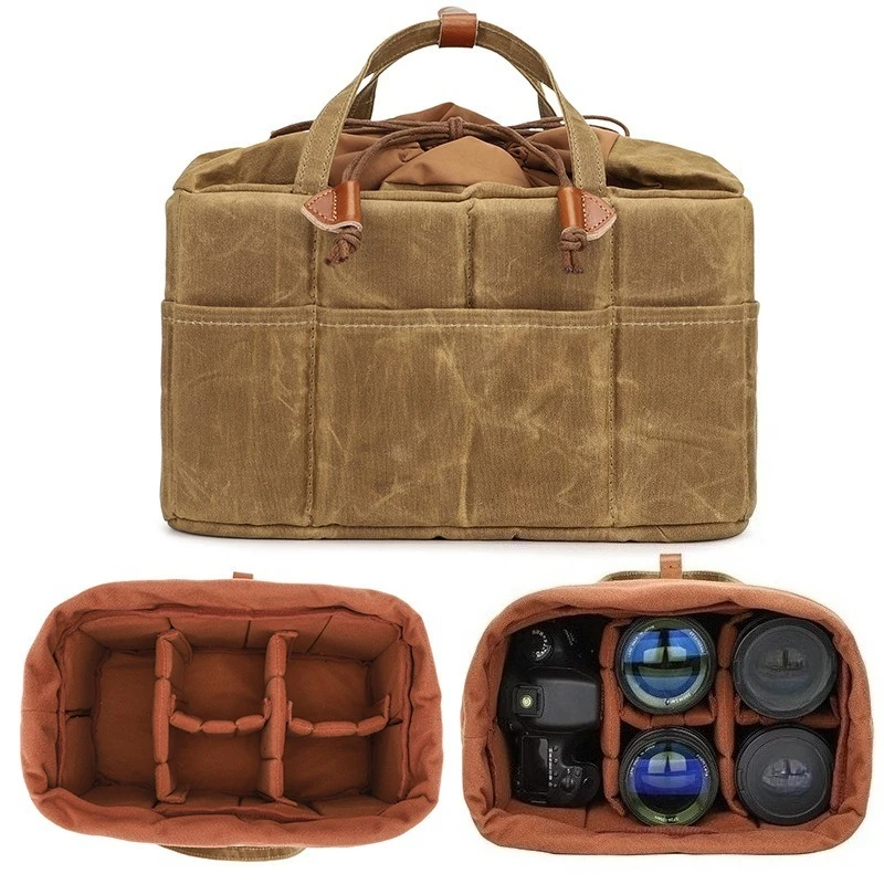 Digitale DSLR-Tasche, Kamera-Liner-Tasche, Aufbewahrungstasche für Mikro-Einzelobjektive, Handtasche, Kameratasche, Objektivtasche, leicht und wasserdicht.