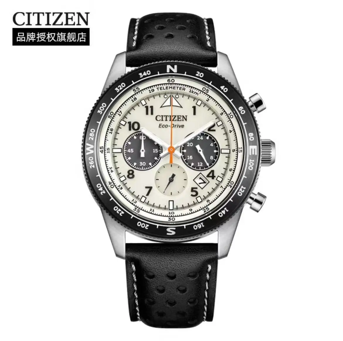 CITIZEN Orologio meccanico automatico da uomo Citadel con sfiato in pelle di vitello evidenzia atmosfera casual sportiva