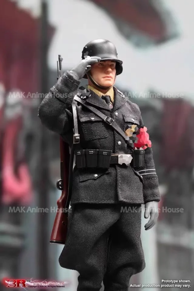 DEED 3R TG80005 1/12 WWII Duitse Honor Guard Salute Soldaten Archard Action Figure 6 ''Mini Soldaat Model Volledige Set Collectible