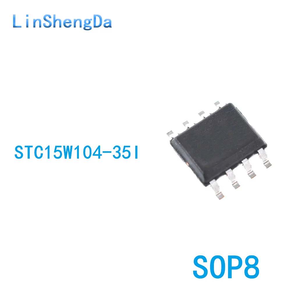 10PCS STC15W104-35I-SOP8 SMT 8-pin brand new original STC microcontroller