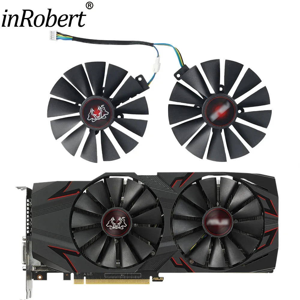 95MM Cooler Fan 1070Ti For ASUS Cerberus GTX 1070 Ti Advanced Edition CERBERUS-GTX1070TI-A8GCooling Fans