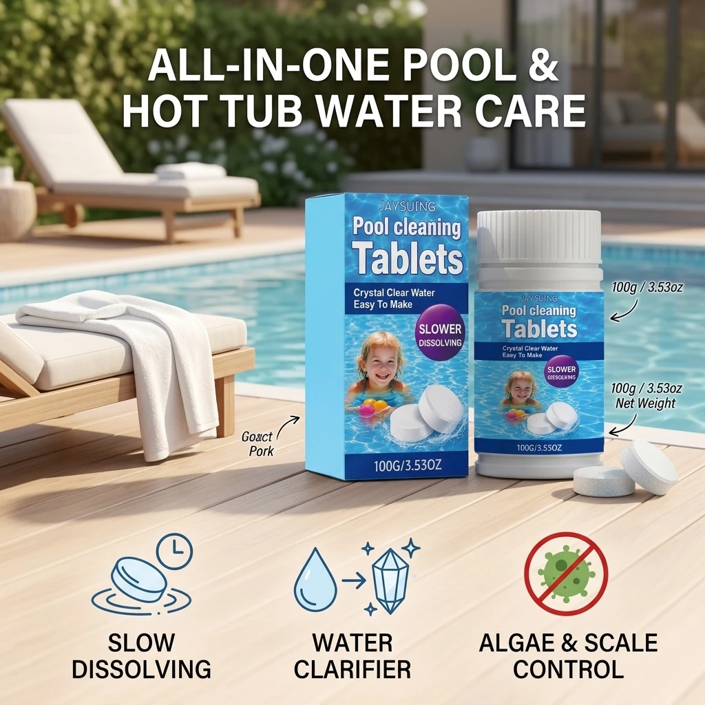 Tablet Pembersih Kolam Renang, - Water Purification Tablet ulasan dan harga