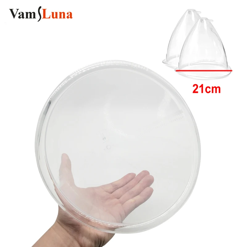 2PCS Dia 21 cm 180ml Buttock Sucker Vacuum Stimulator Cups Breast Enlargement Pump Cupping Accessories