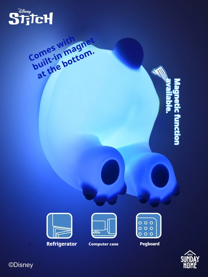 Lámpara de punto Original figura de dibujos animados luz nocturna magnética adorno de escritorio decoración de dormitorio regalo de cumpleaños y Navidad para niños